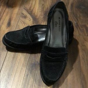 Anne Klein iflex black leather loafer